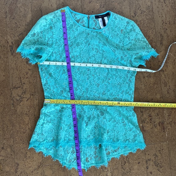 COPY - (2) BCBGMaxAZRIA “Evia” lace, peplum, unlined, short sleeves (1.) Med (2… - Picture 16 of 16